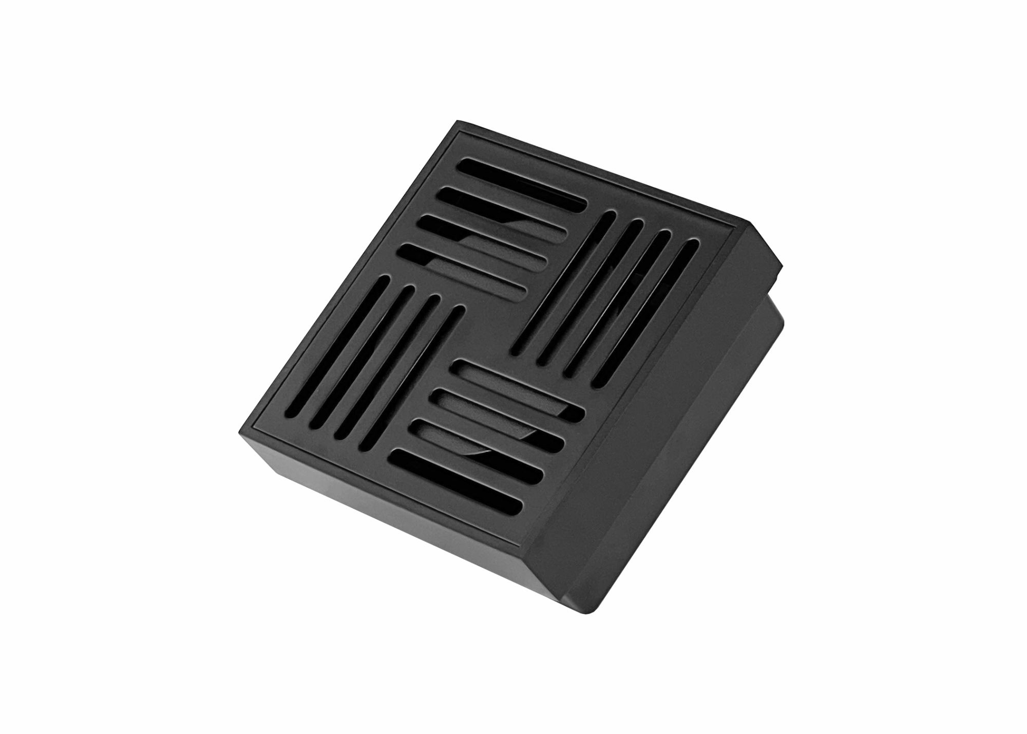 Трап вертикальный PREMIUM из нерж.стали, чёрный