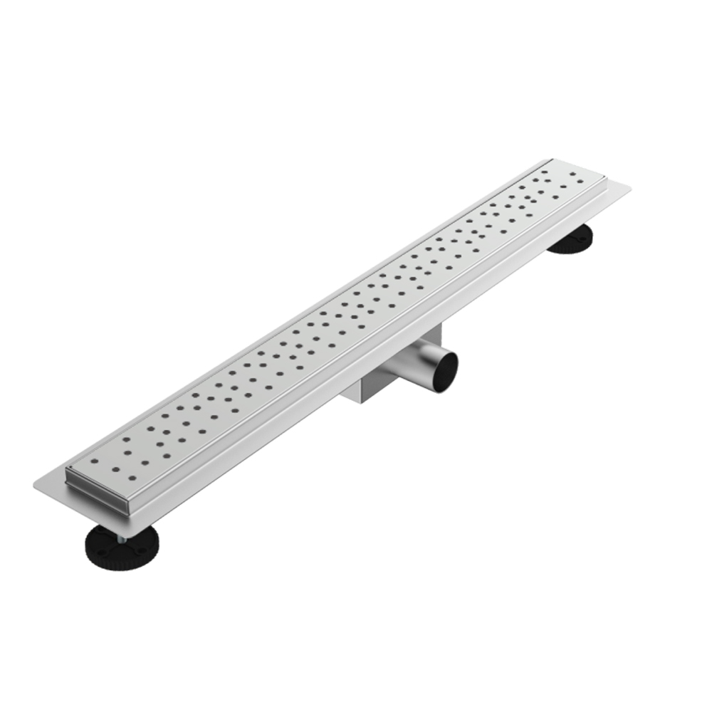 Трап линейный PREMIUM комбинированный затвор, решетка №6, сталь