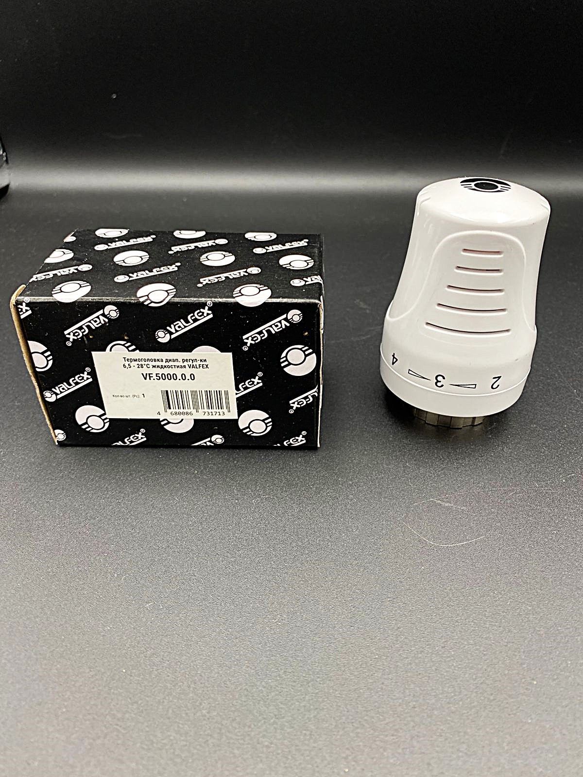 Термоголовка жидкостная М30х1,5 VALFEX , диапазон регулировки 6,5-28 гр. С, арт.VF.5000.0.0