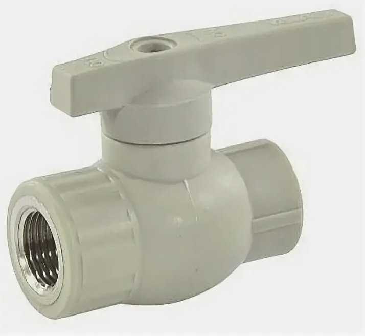 Кран шаровой комбинированный ВР 20х1/2", VALFEX СЕРЫЙ, арт.10142012Г