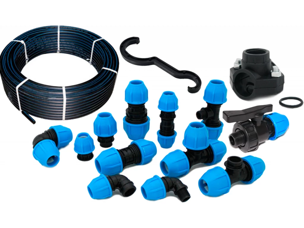 Трубы из полиэтилена низкого давления (ПНД) и фитинги