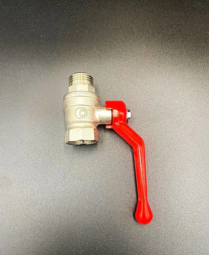 Кран шаровой 1/2" (с никелевым покрытием), ВР/НР, VALFEX, арт.VF.215.NR1.012.N/P59