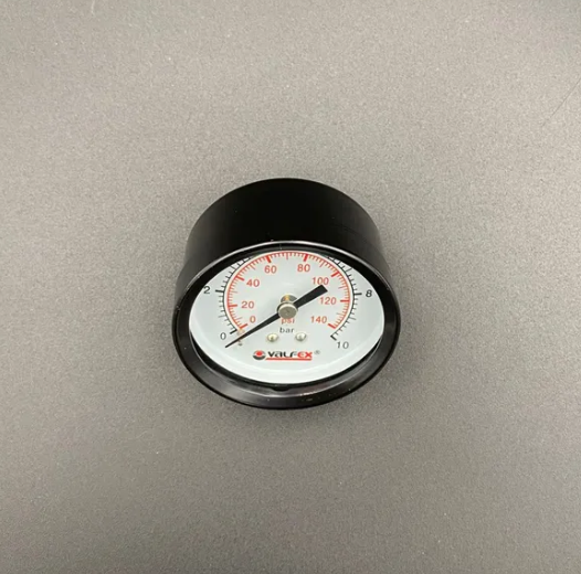 Манометр аксиальный (заднее подключение) 1/4", 10 бар, VALFEX, арт.VF.MZ.50.014.10