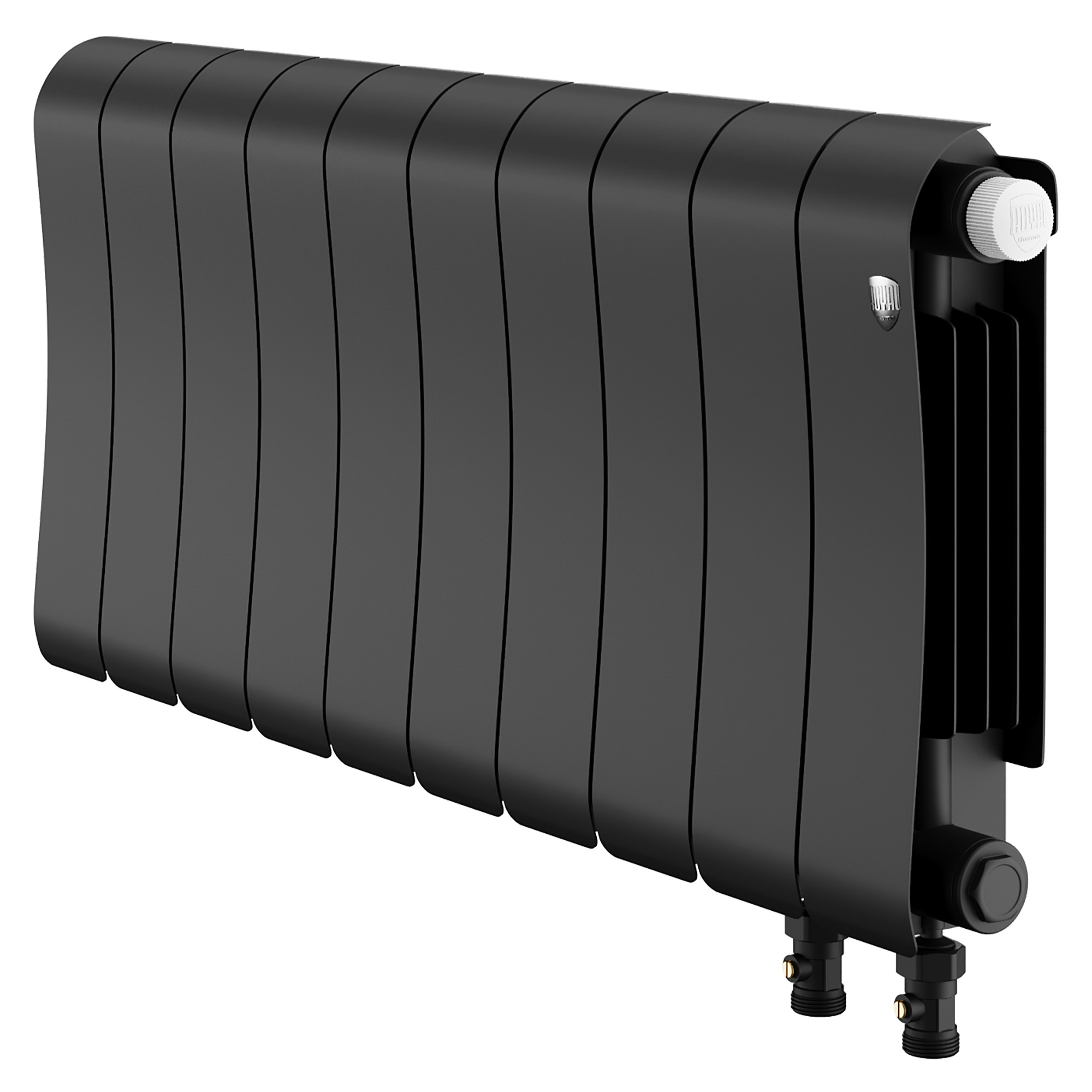 Радиатор биметаллический Royal Thermo Infinity 300 Noir Sable VR80 - 10 секц.