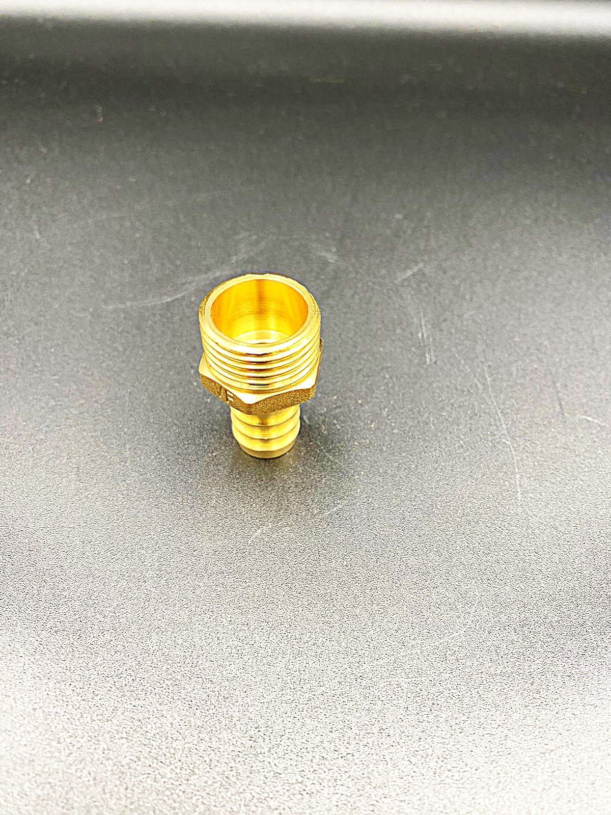 Штуцер латунный для шланга НР 1/2"х14 мм Valfex,арт.VF.650.L.012.14