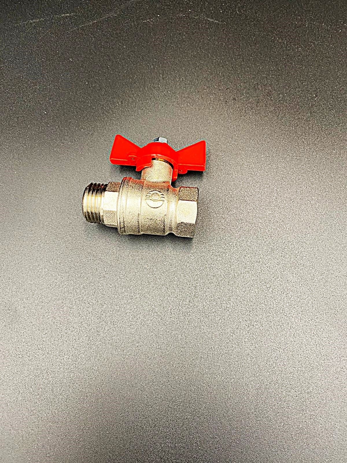 Кран шаровой 1/2" (с никелевым покрытием), ручка-бабочка ВР/НР, VALFEX, арт.VF.218.NB1.012.N/P59