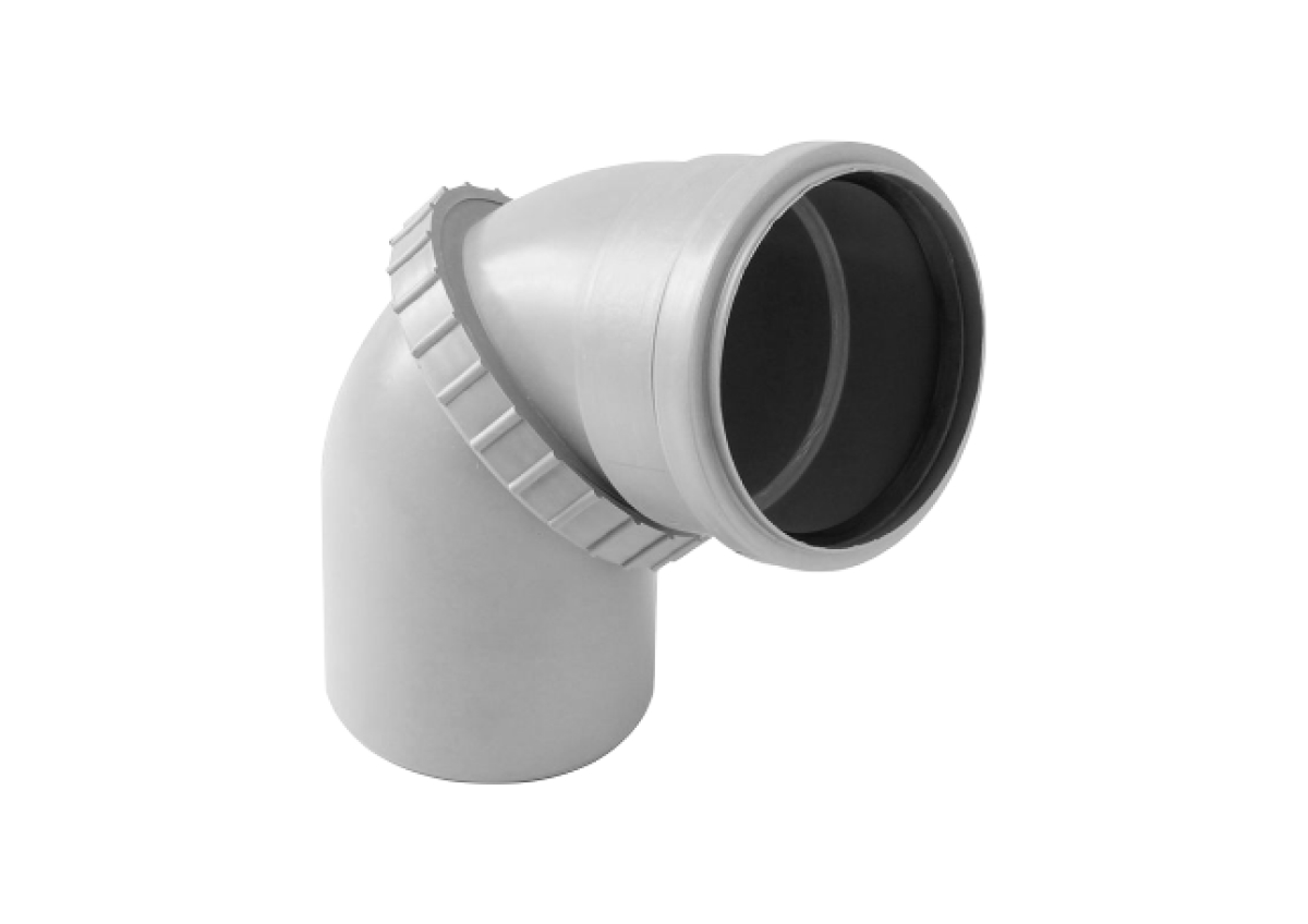 Отвод поворотный для внутренней канализации