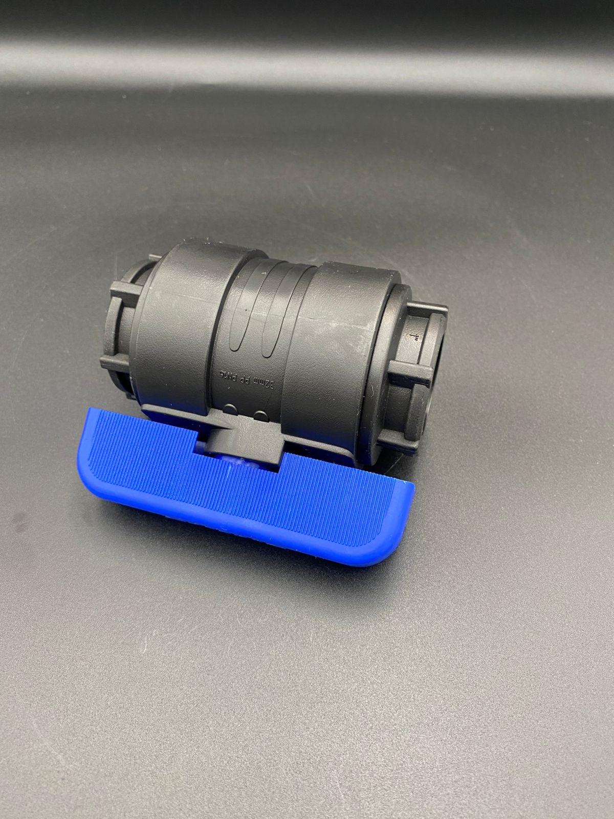 Кран шаровой 1"x1" компрессионный ПНД внутр/внутр. резьба , VALFEX