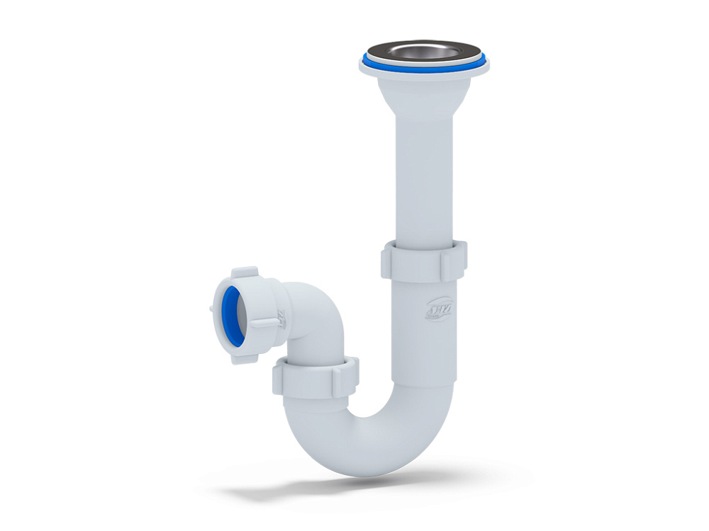 Сифон для раковины АНИ Пласт DB2000 1 1/4 дюйма 32 мм прямоточный