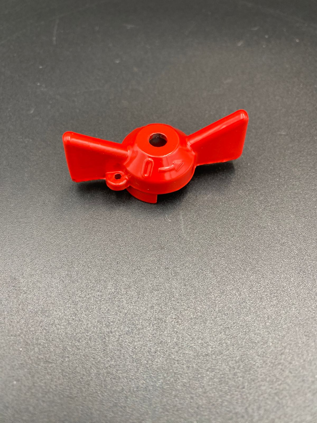 Ручка-бабочка под пломбу 1/2";3/4" для шарового крана (красная) VALFEX, арт.VF.RB2W.15.20