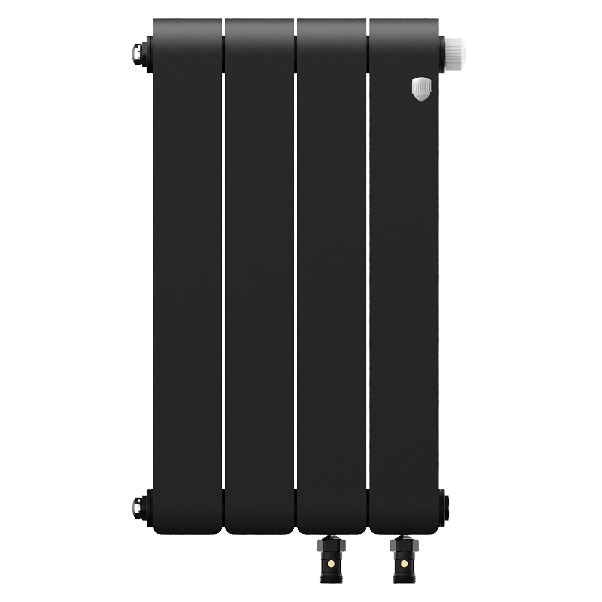 Радиатор биметаллический Royal Thermo Infinity 500 Noir Sable VR80 - 4 секц.