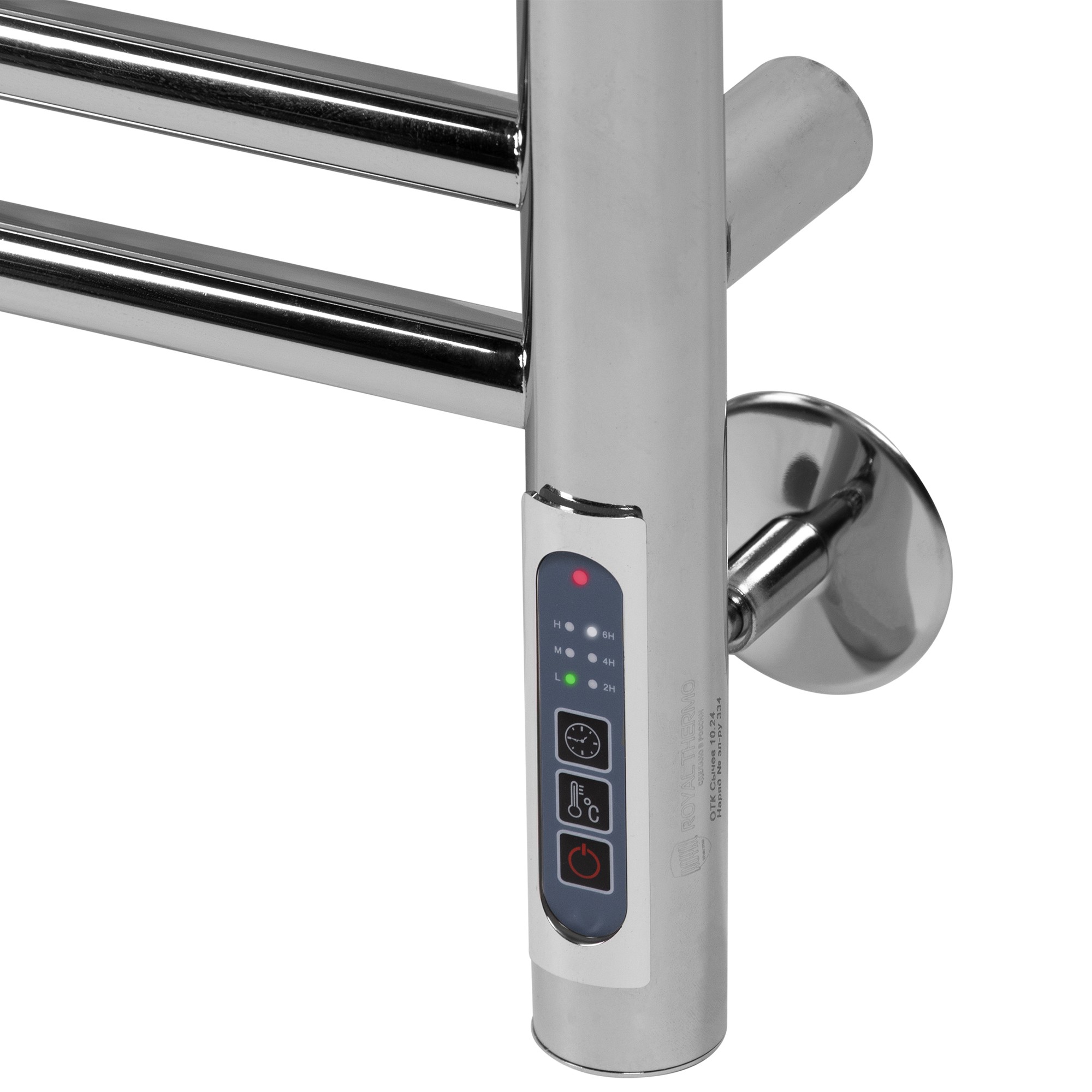 Полотенцесушитель Royal Thermo Casa П14 500х800 электро (встроен. диммер) стальной