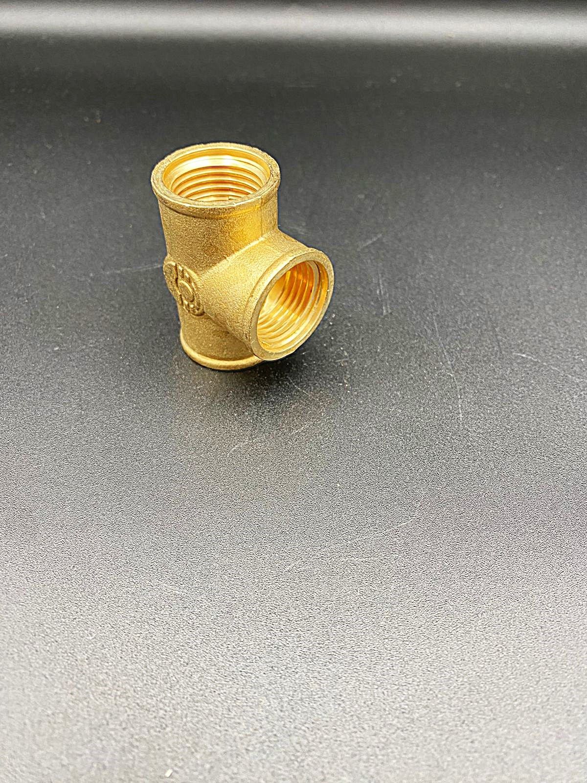 Тройник латунный ВР-ВР-ВР 1/2" Valfex, арт.VF.130.L.012