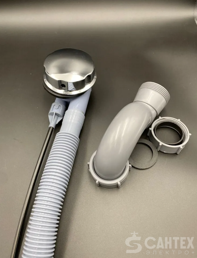 Обвязка для ванны полуавтомат с покрытием хром ,TIM ,арт.BAS0170P