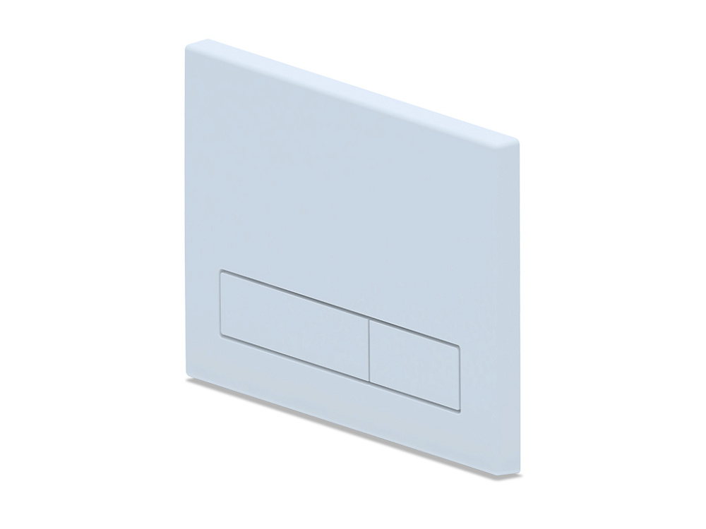 Клавиша смыва АНИ Пласт для инсталляции, плоская кнопка, белый матовый, WP1500