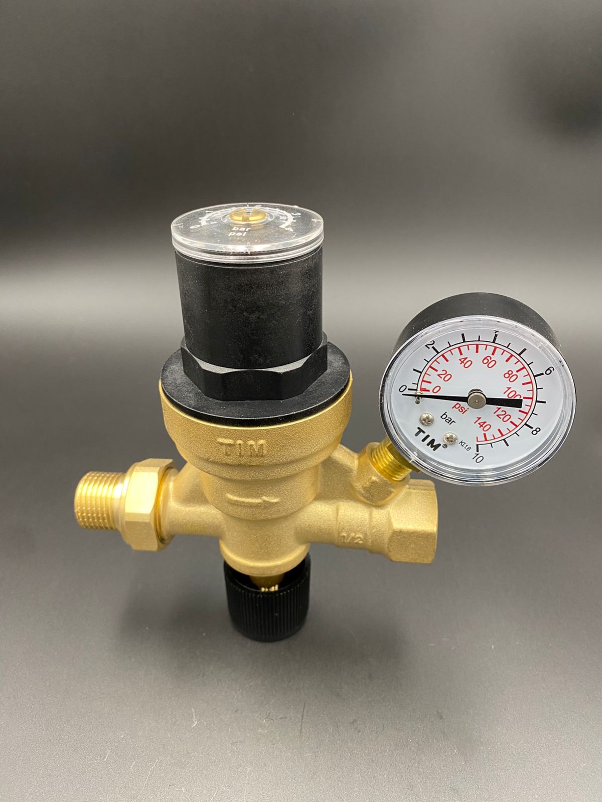 Клапан автоматической подпитки c манометром 1/2" TIM, арт.AF0206A