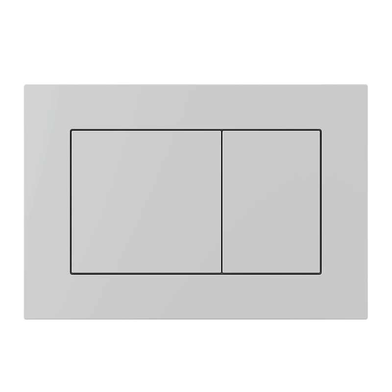 Клавиша АНИ пласт для системы скрытой установки унитаза прям. квадрат белая матовая WP1700