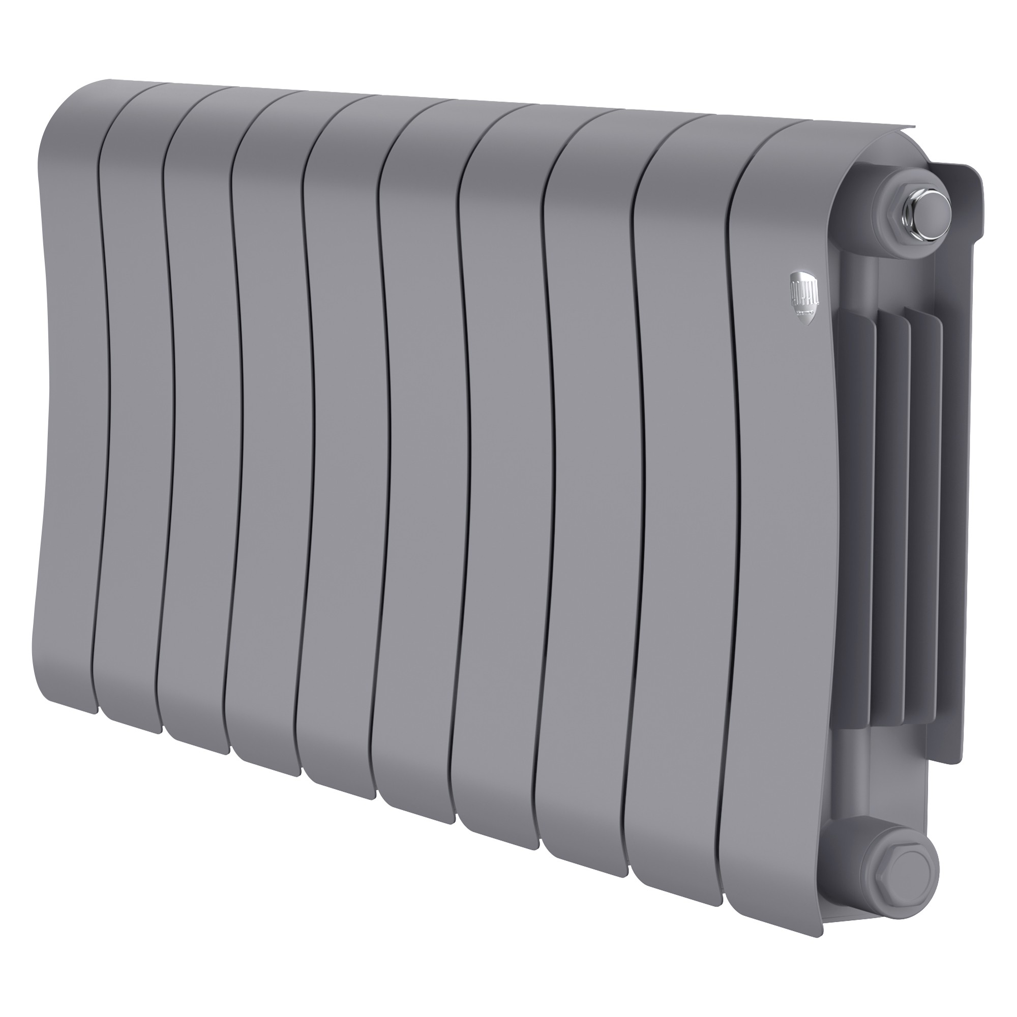 Радиатор биметаллический Royal Thermo Infinity 300 Silver Satin - 10 секц.