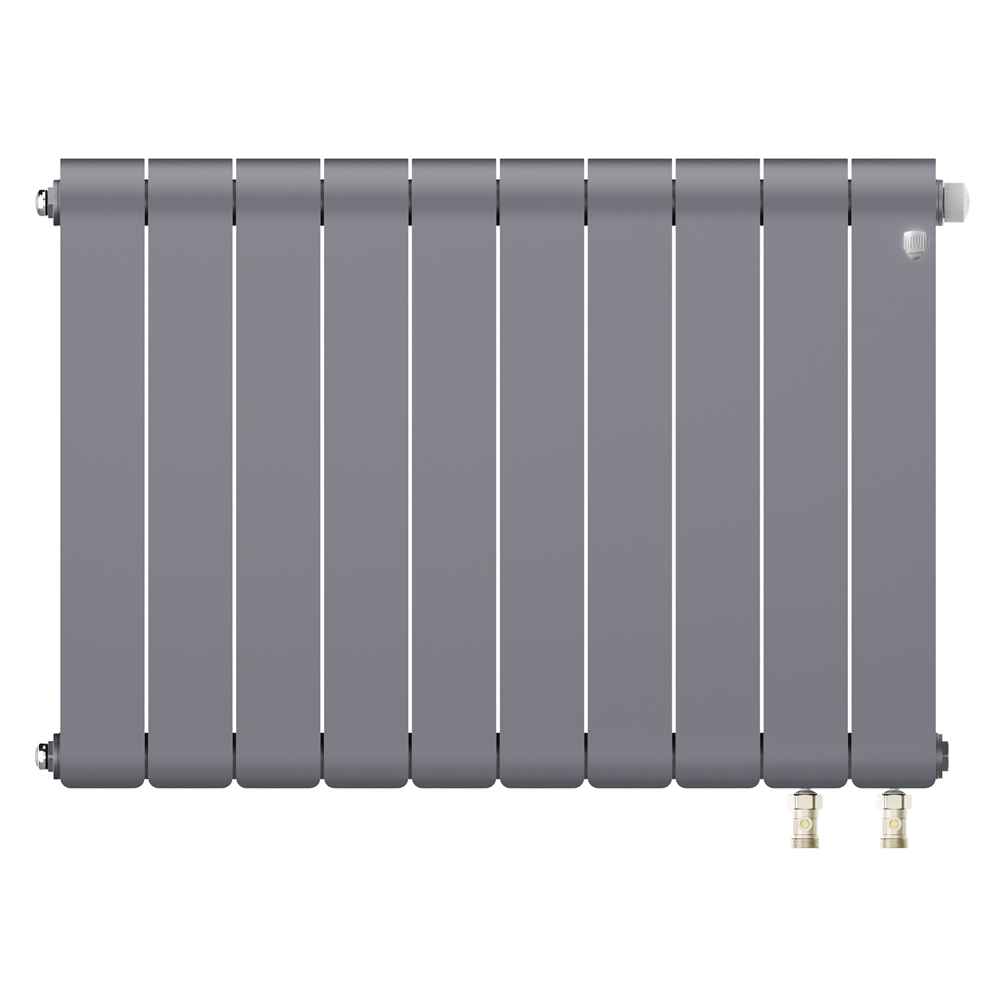 Радиатор биметаллический Royal Thermo Infinity 500 Silver Satin VR80 - 10 секц.