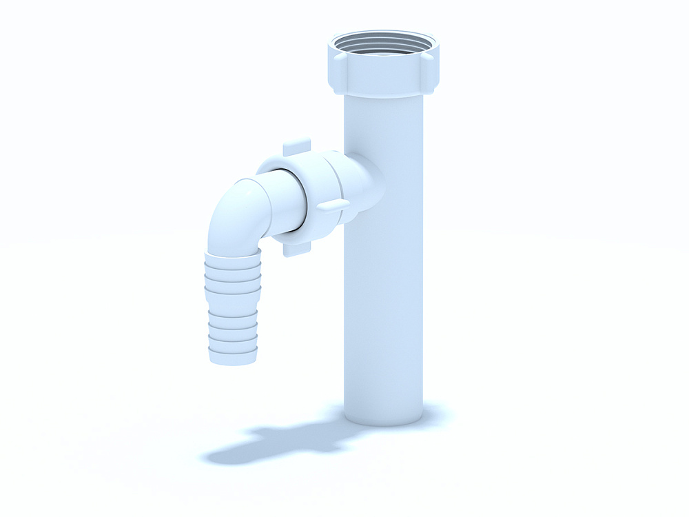 Отвод для стиральной машины АНИ Пласт M220 1 1/4 дюйма х 32 мм