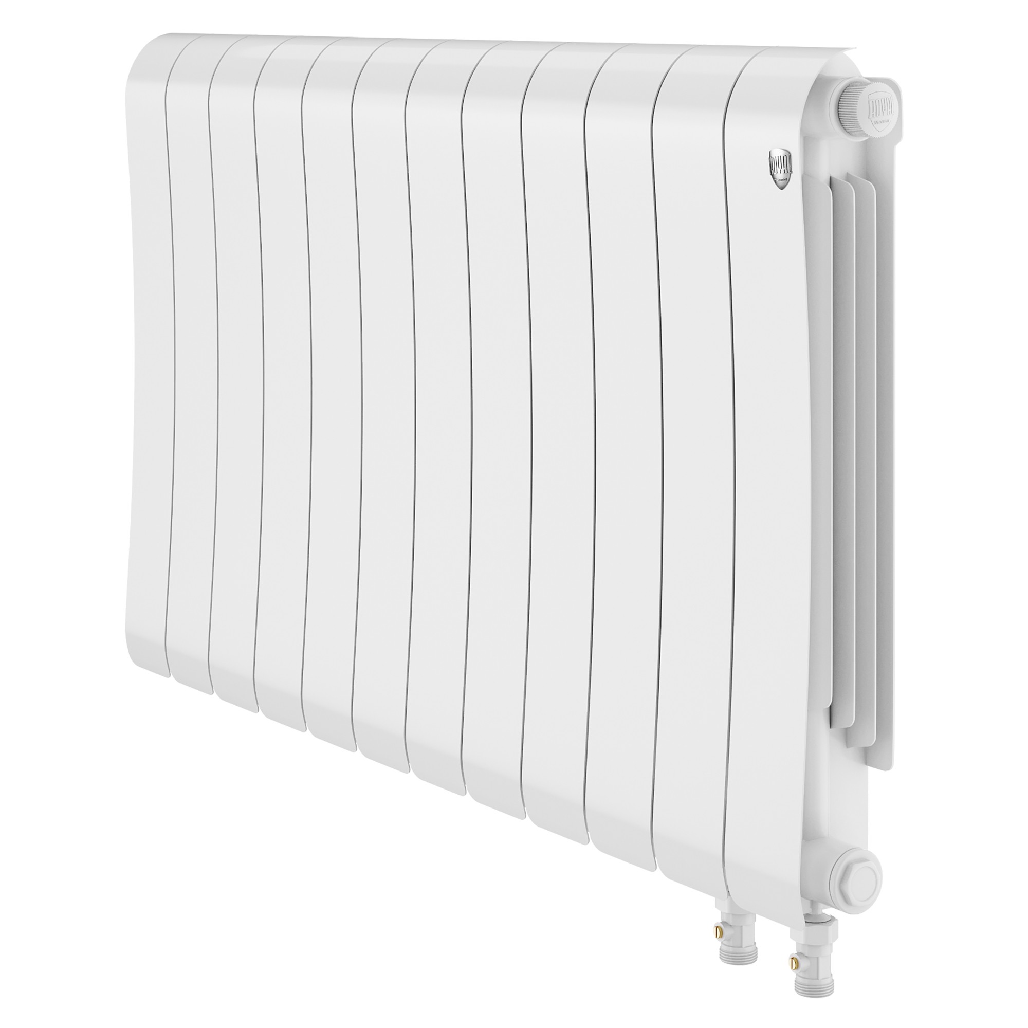 Радиатор биметаллический Royal Thermo Infinity 500 Bianco Traffico VR80 - 12 секц.