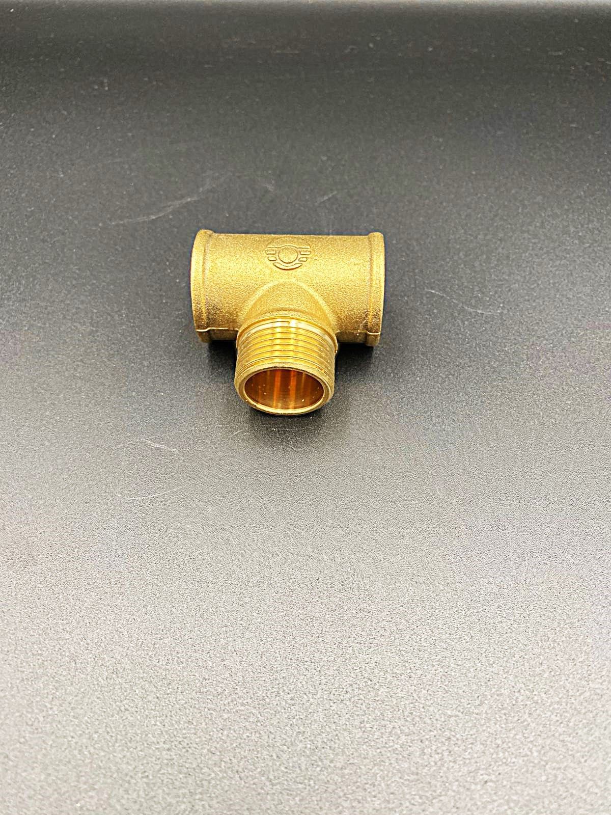 Тройник латунный переходной ВР-НР-ВР 3/4" Valfex, арт.VF.132.L.034