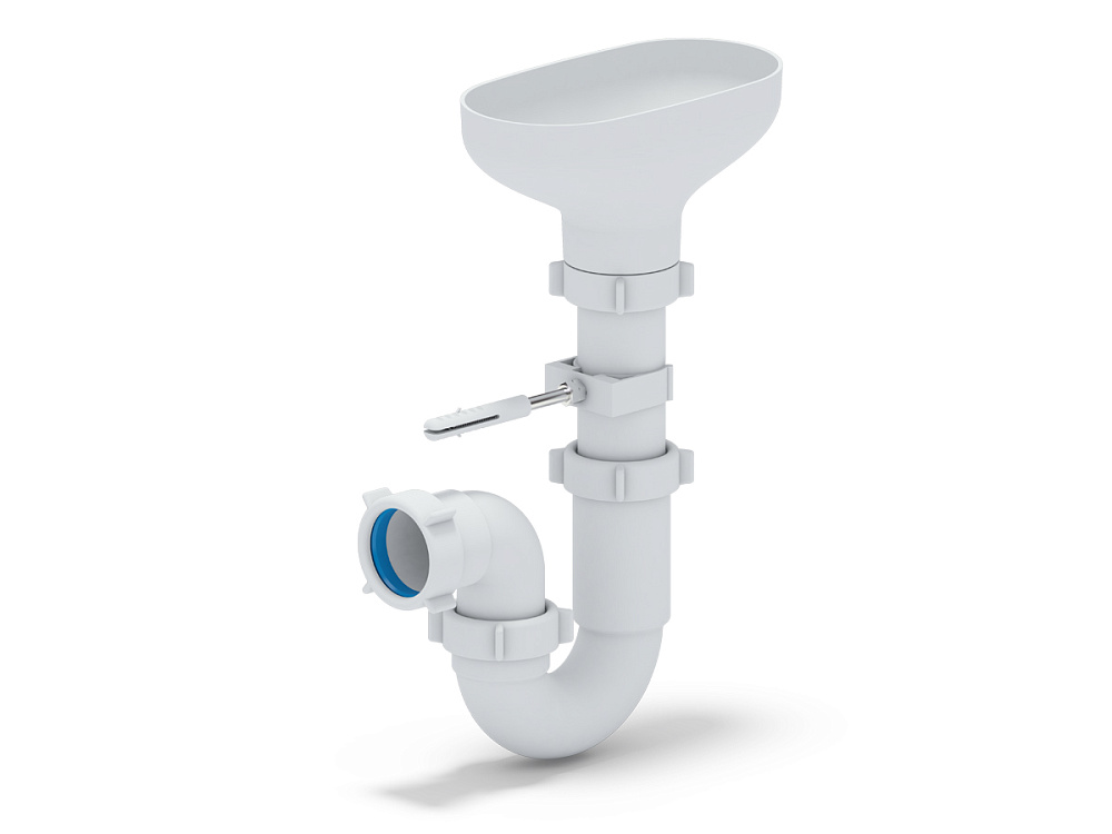 Сифон АНИ Пласт DR0100 1 1/2 дюйма 40 мм с разрывом струи