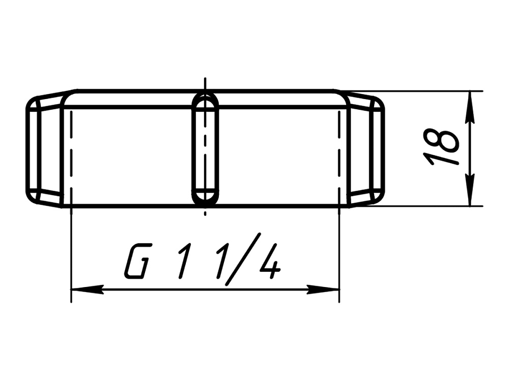 Гайка накидная АНИ Пласт M432 для сифона 1 1/4 дюйма 32 мм