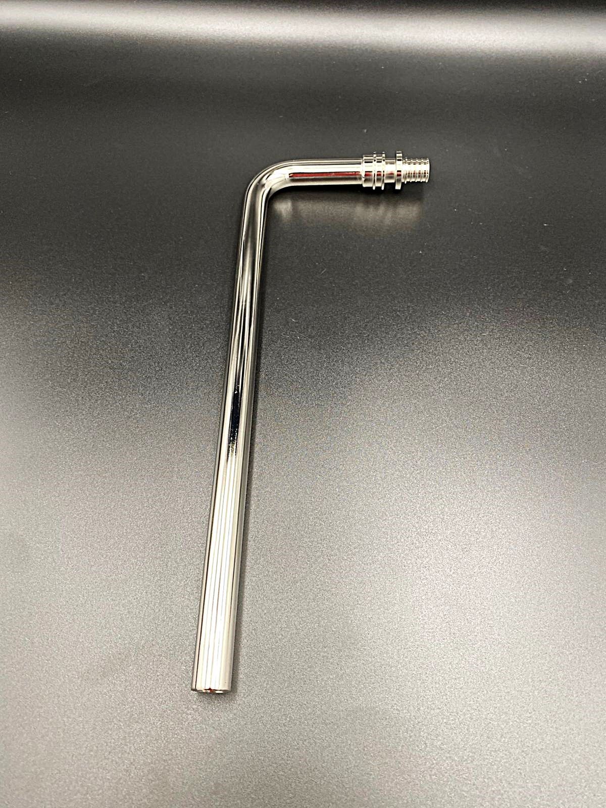 Трубка аксиальная приборная Г-образная 16*250 мм, VALFEX, арт.VF.481.AP.016250