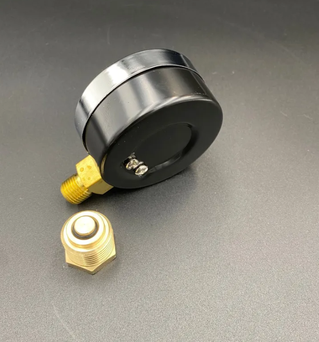 Термоманометр радиальный (нижнее подключение), 10 бар, VALFEX, арт.VF.TMN.63.012.10