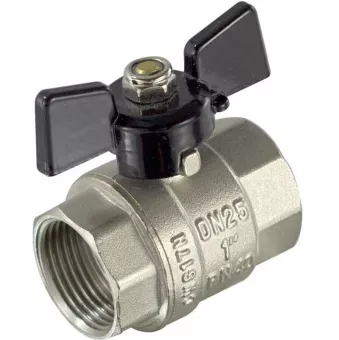 Кран шаровой облегчённый с никелированным покрытием BV202-4N