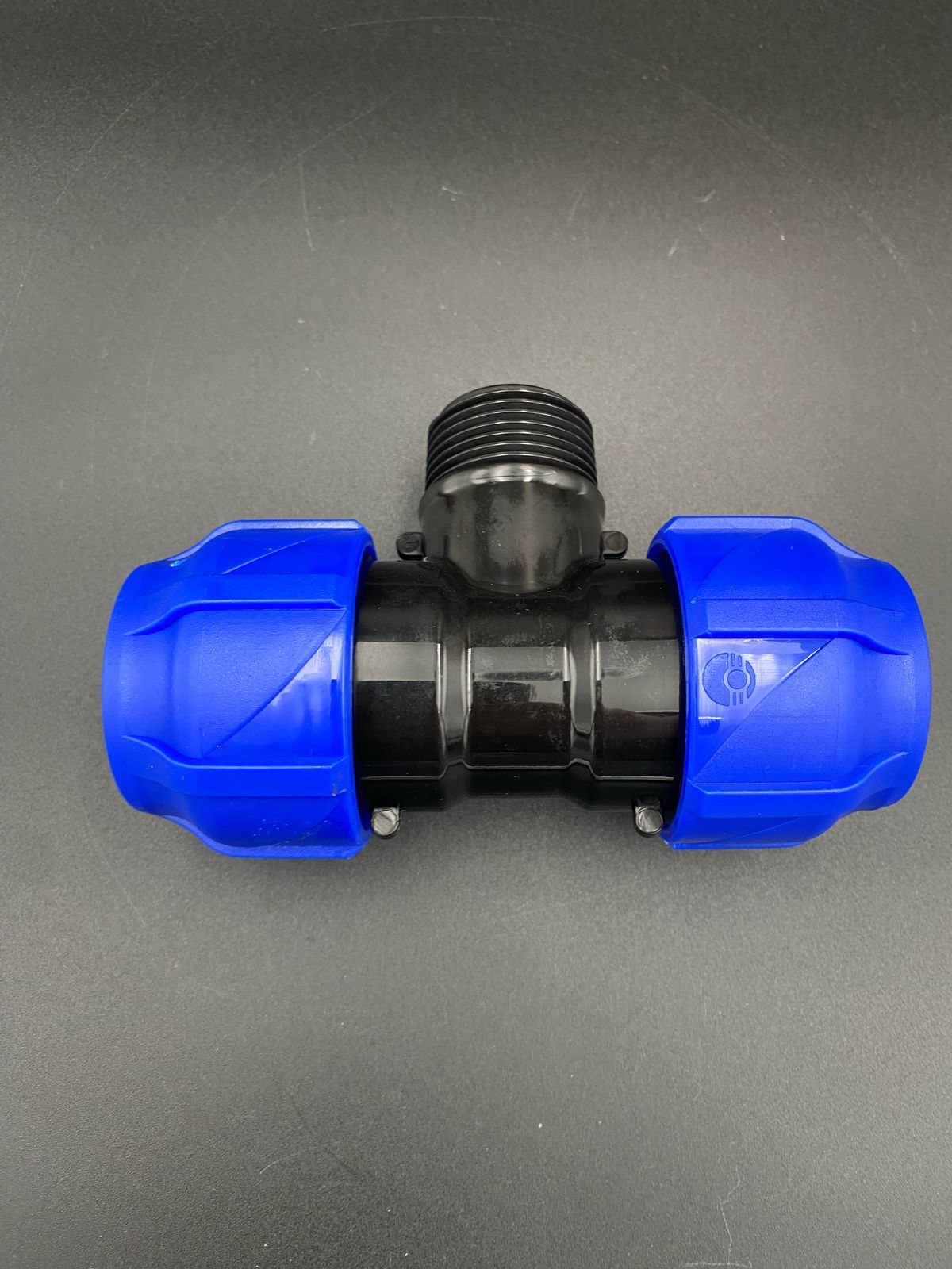 Тройник компрессионный переходной ПНД с НР 32x1"x32 VALFEX