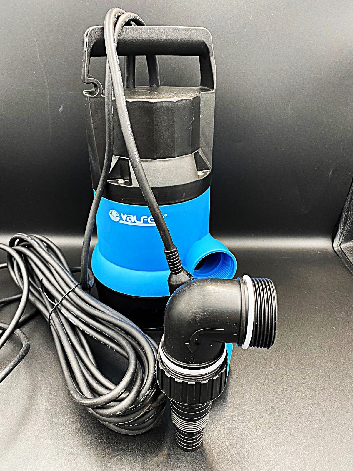 Погружной дренажный насос для грязной воды фекальный 120/8, 400 Вт VALFEX, арт.VF.F.120.8