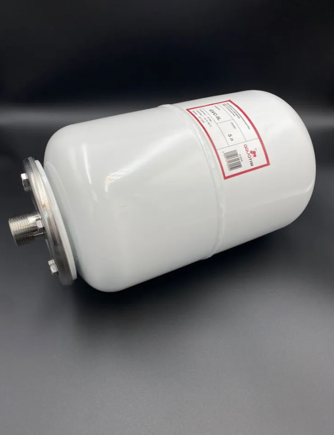 Расширительный бак вертикальный 5 литров для ГВС, AQUATIM, арт.GVC-5L