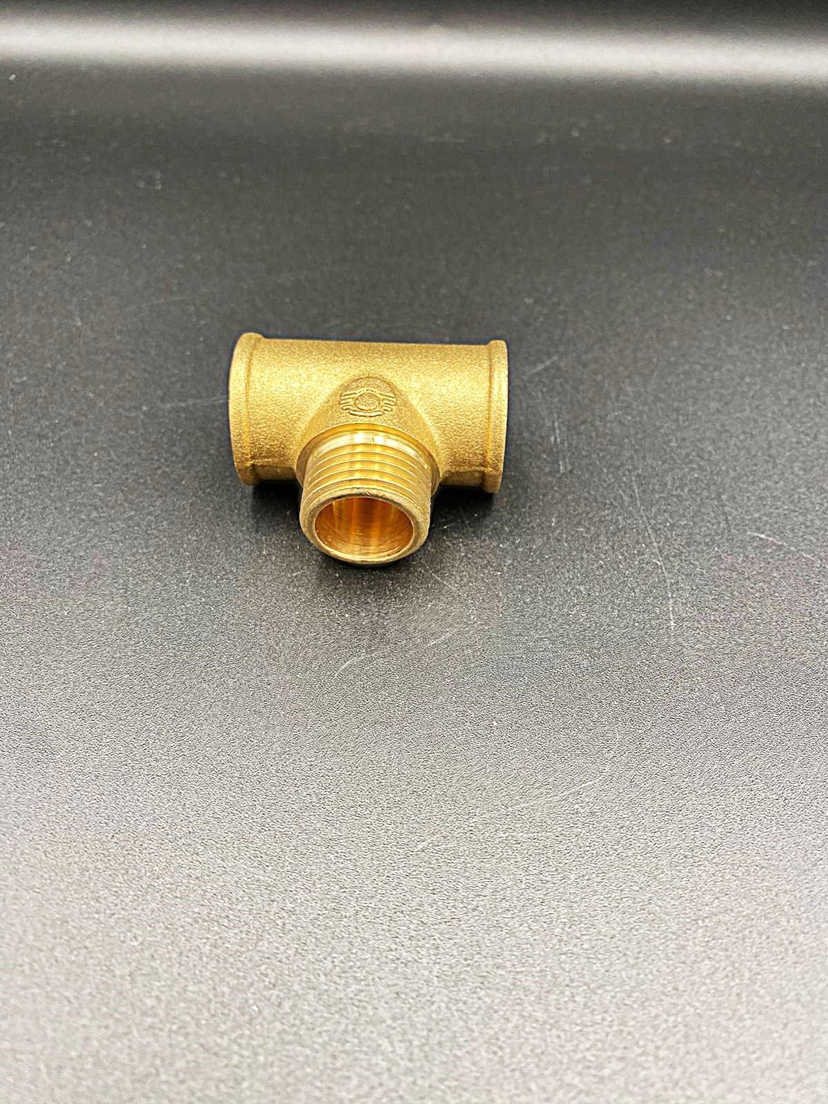 Тройник латунный переходной ВР-НР-ВР 1/2" Valfex, арт.VF.132.L.012