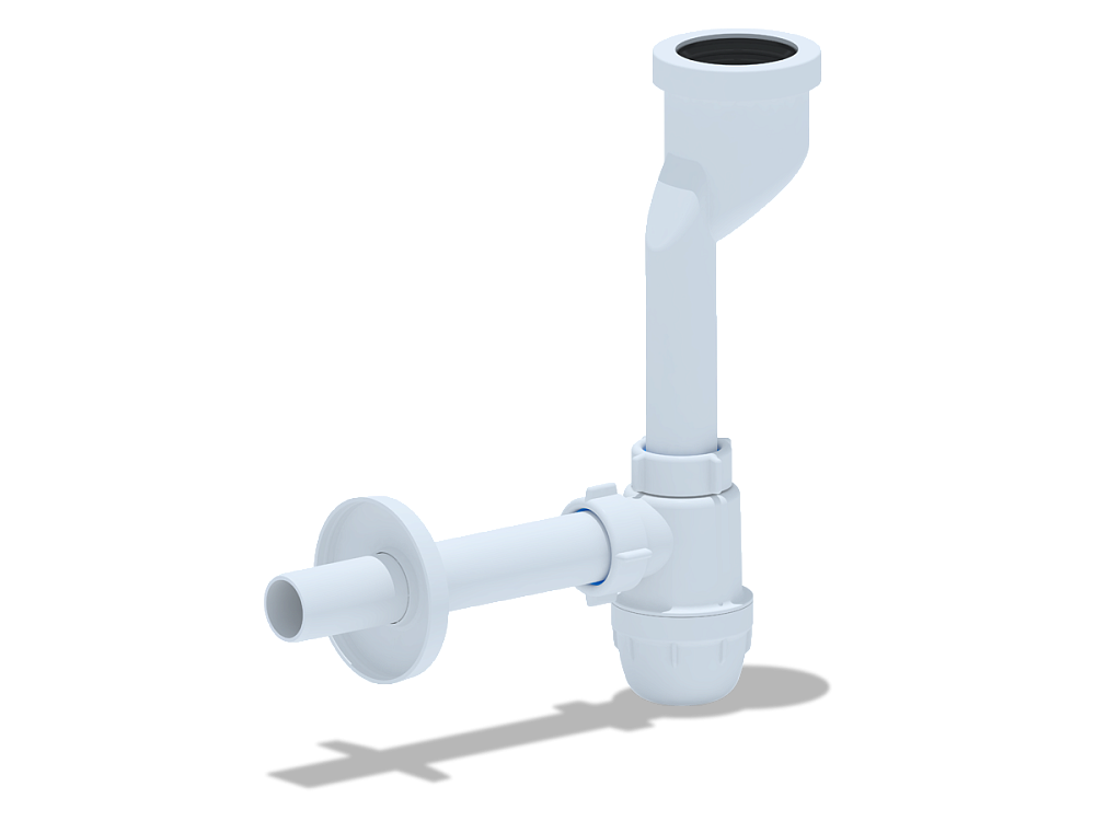 Сифон для писсуара АНИ Пласт U1003 с прямой трубой 32 мм