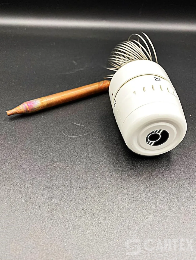 Термоголовка с погружным датчиком М30х1,5, (регул. 6-28С) VALFEX, арт.VF.3010.0.0