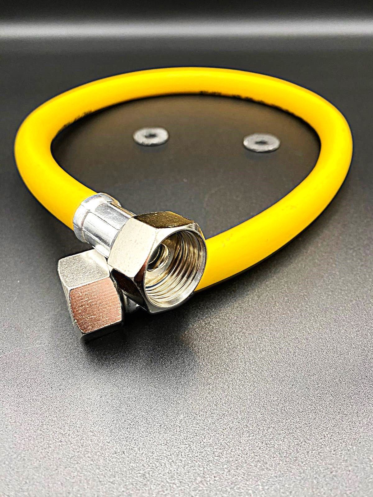 Гибкая подводка для газа с полиэфирной нитью 1/2" 60 см (гайка-гайка), VALFEX,арт.20121106