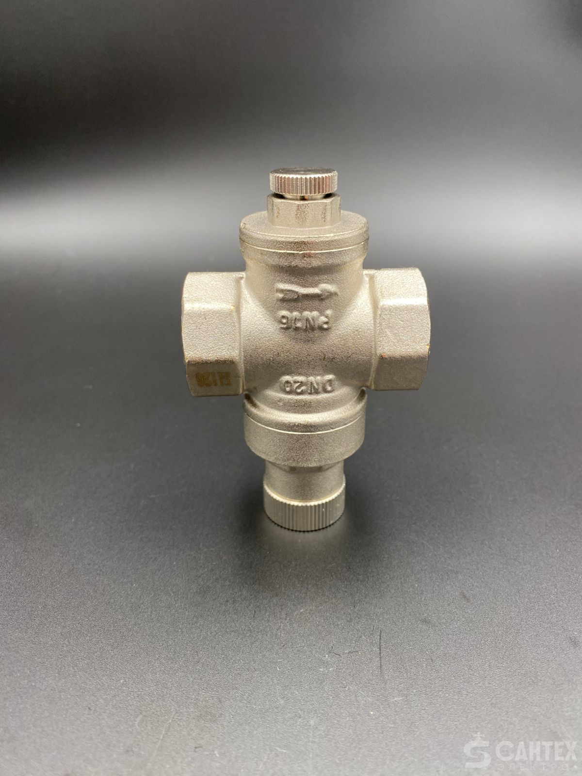 Редуктор давления с отверстием под манометр, муфтовый (ВР/ВР) Ду 20 (3/4") TIM ,арт.BL2803A