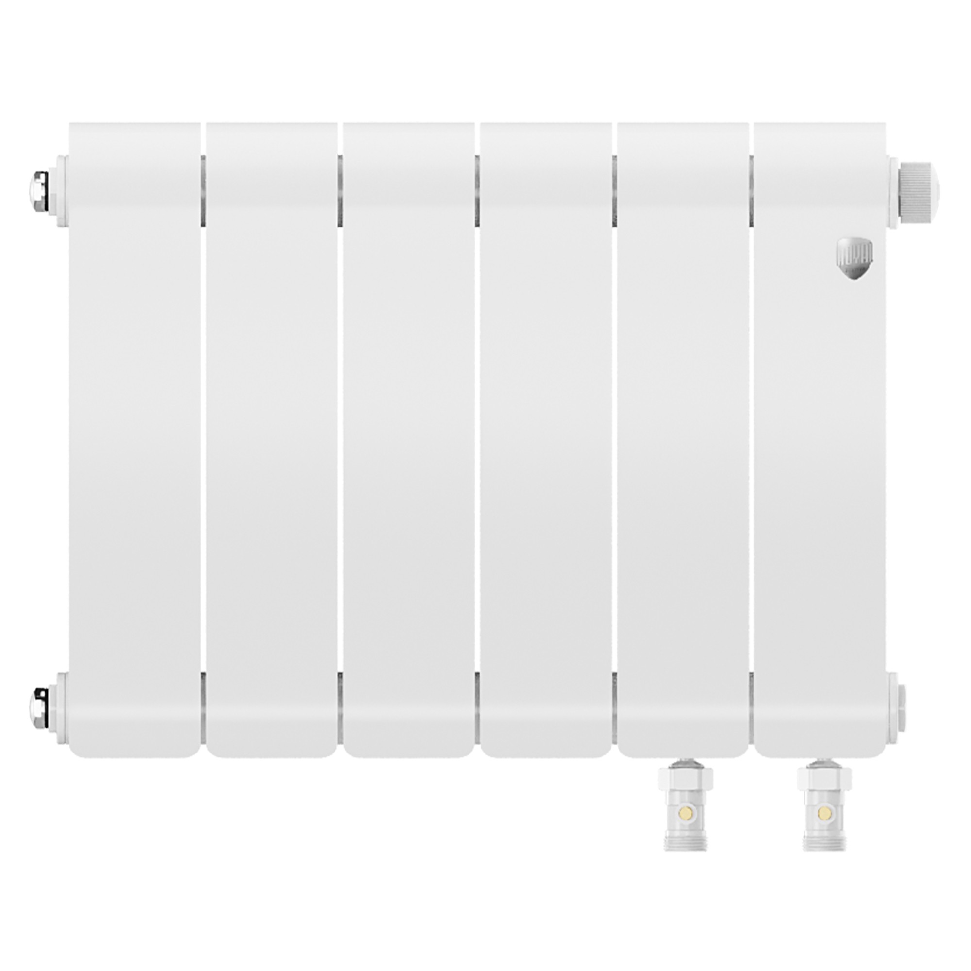 Радиатор биметаллический Royal Thermo Infinity 300 Bianco Traffico VR80 - 6 секц.