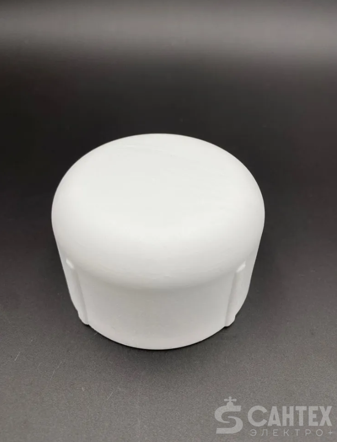 Заглушка полипропиленовая VALFEX PRO 63 мм белый ,арт.10162063-PRO