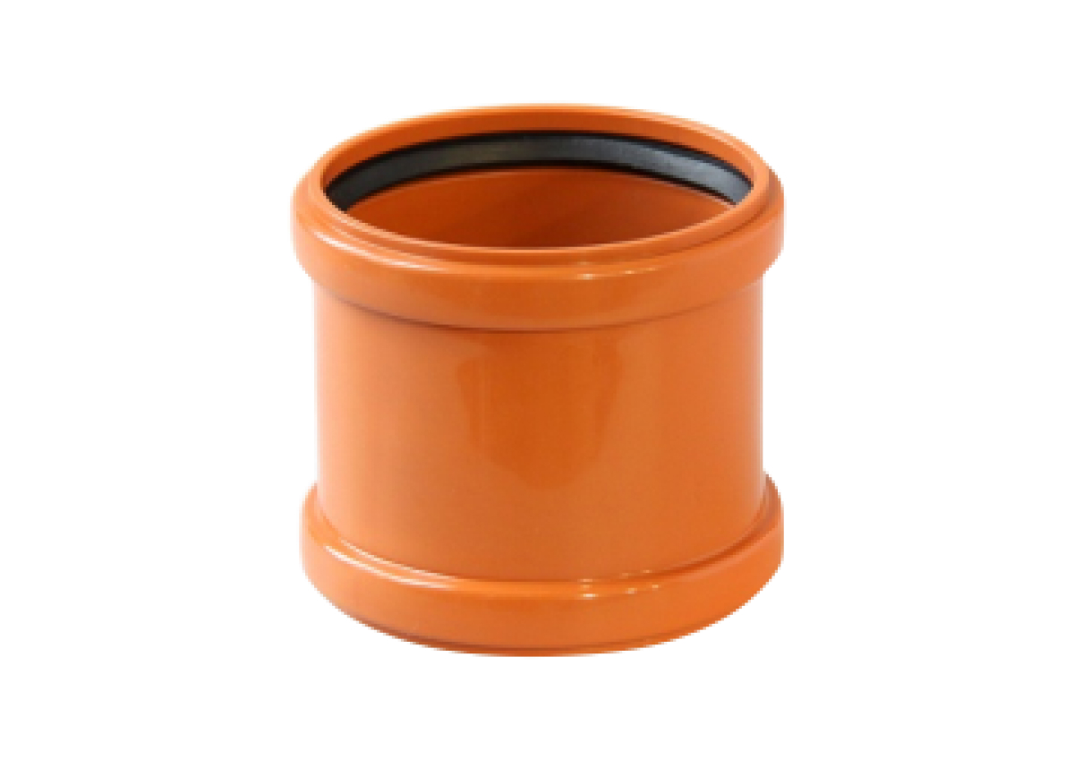 Муфта двухраструбная для наружной канализации (ремонтная)