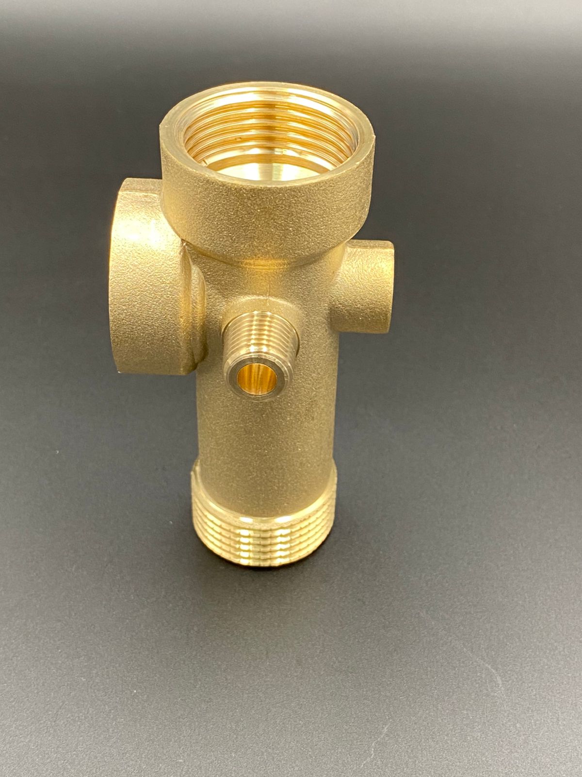 Пятивыводной штуцер 100 мм для насоса, 1"F*1"F*1"M*1/4F*1/4M, TIM ,арт.X006-100