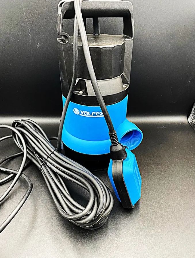 Погружной дренажный насос для грязной воды фекальный 120 л/мин, 8 м напор, 400 Вт VALFEX, арт.VF.F.120.8