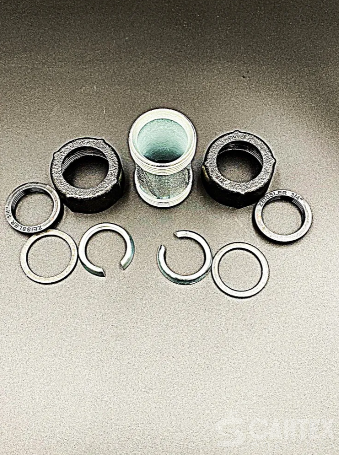 Обжимной соединитель 3/4" из ковкого чугуна, для зажима с обеих сторон ZEISSLER арт.ZSr.130.0305