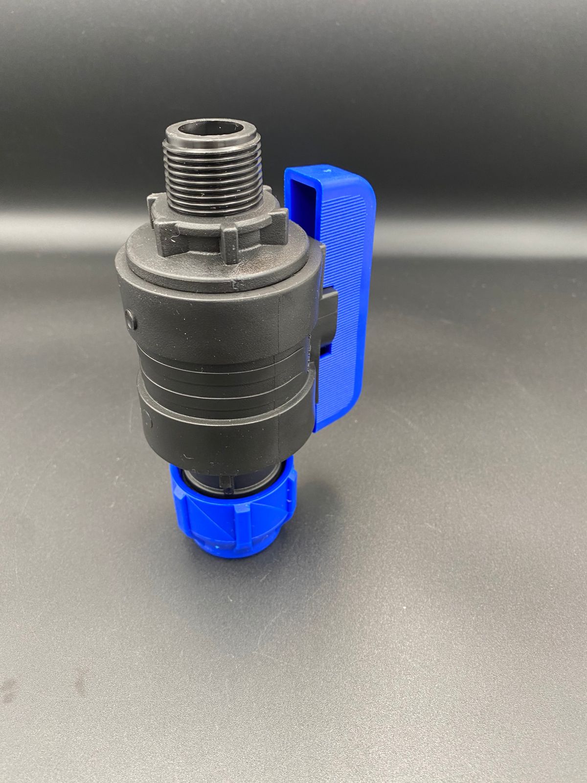 Кран шаровой 25x3/4" ПНД компрессионный цанга-наружная резьба VALFEX