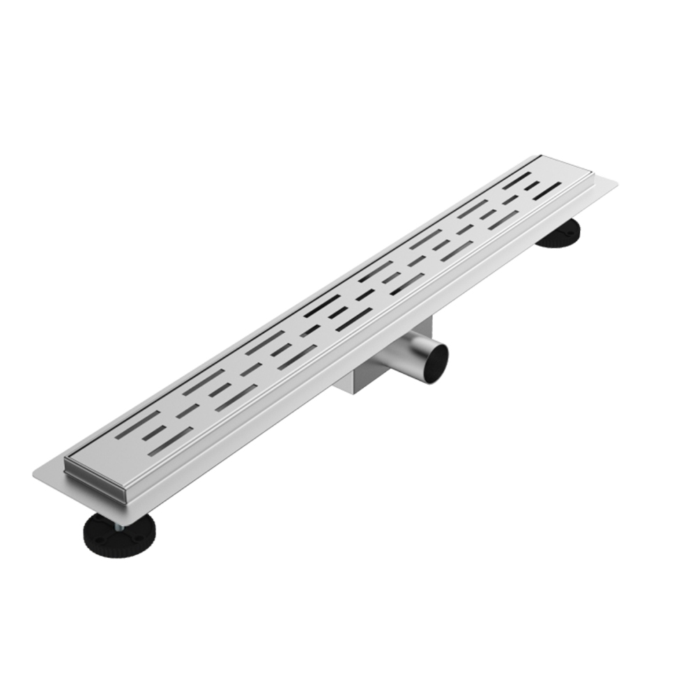 Трап линейный PREMIUM комбинированный затвор, решетка №4, сталь