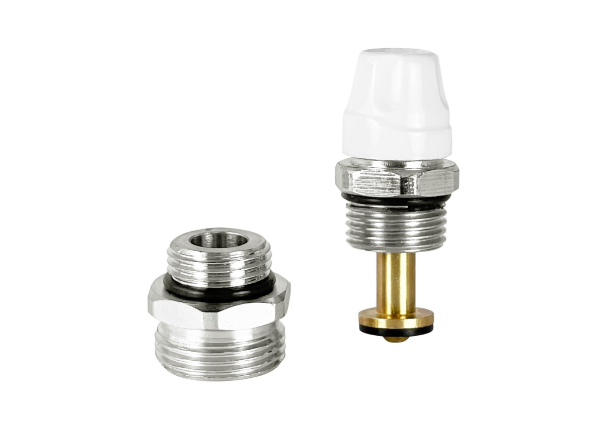 Настроечный клапан под шестигранник с ниппелем, под евроконус