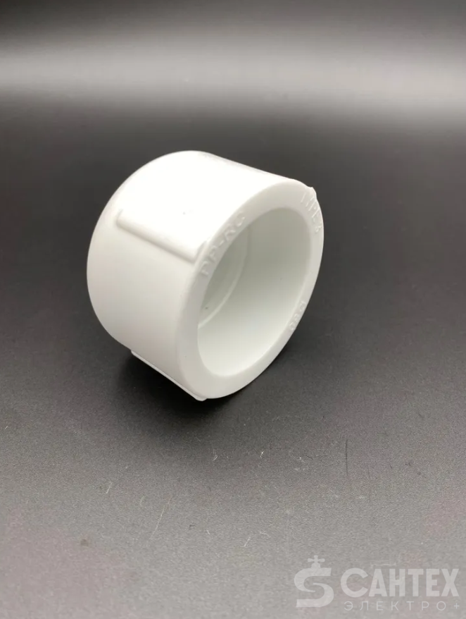 Заглушка полипропиленовая VALFEX PRO 50 мм белый ,арт.10162050-PRO