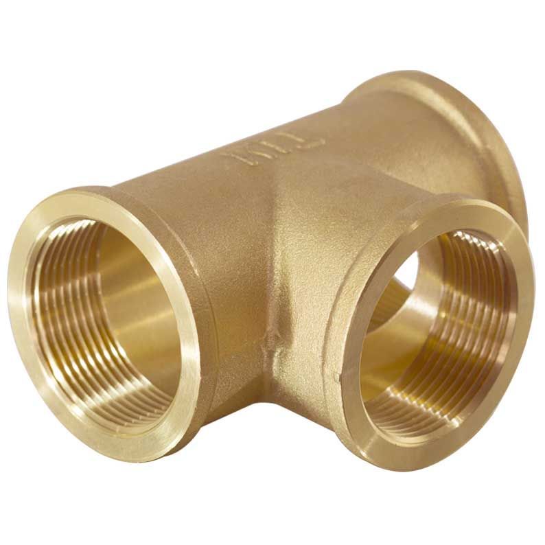 Тройник латунный